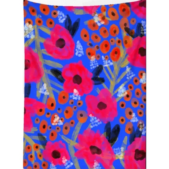 Set of 2 wall tapestries bohemian floral wall - Picture 2 of 4